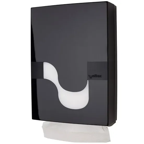 CELTEX MEGAMINI SLIM DISPENZER ZA SLOŽIVI UBRUS CRNI