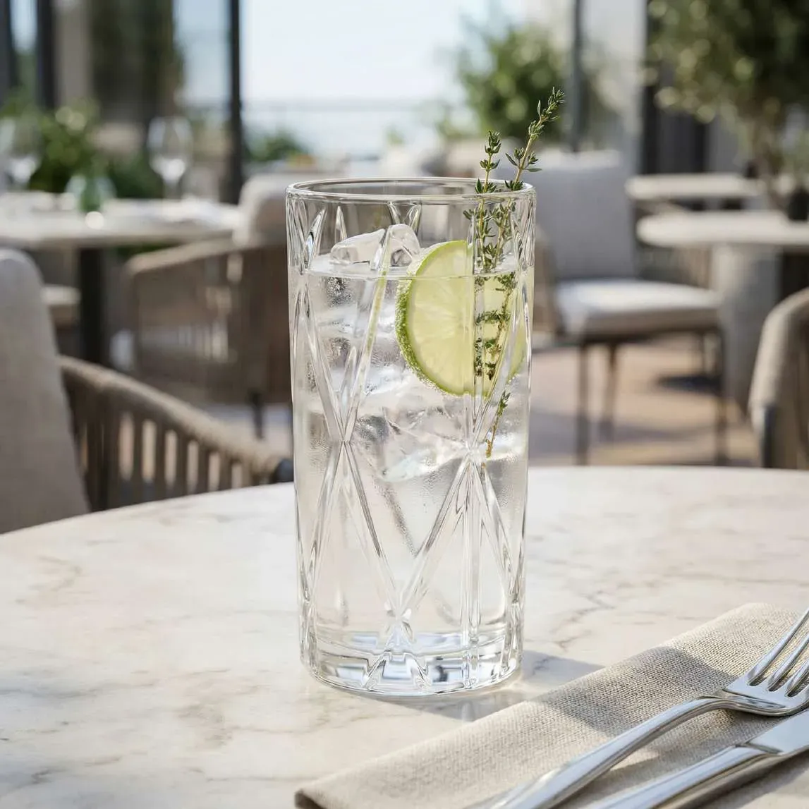 Miami water glass 370ml