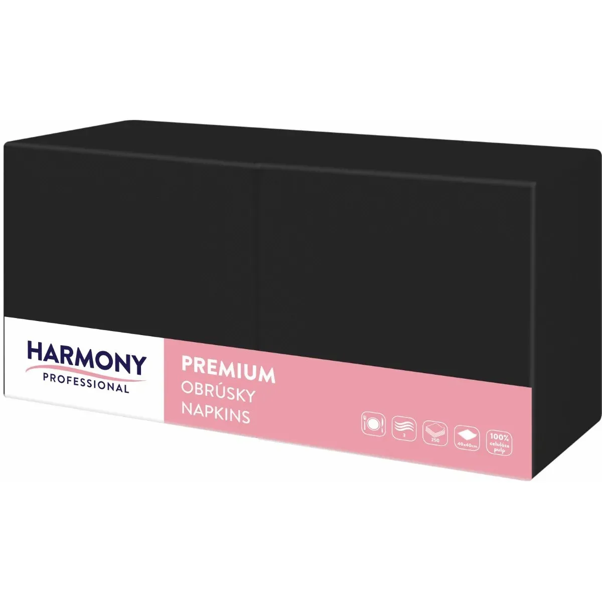 SALVETA 33X33 CRNA HARMONY