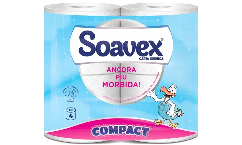 Soavex compact toaletna rolna 500 listova 4/1