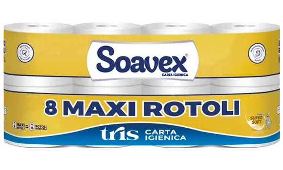 Soavex Tris toaletna rolna 155 listova 8/1