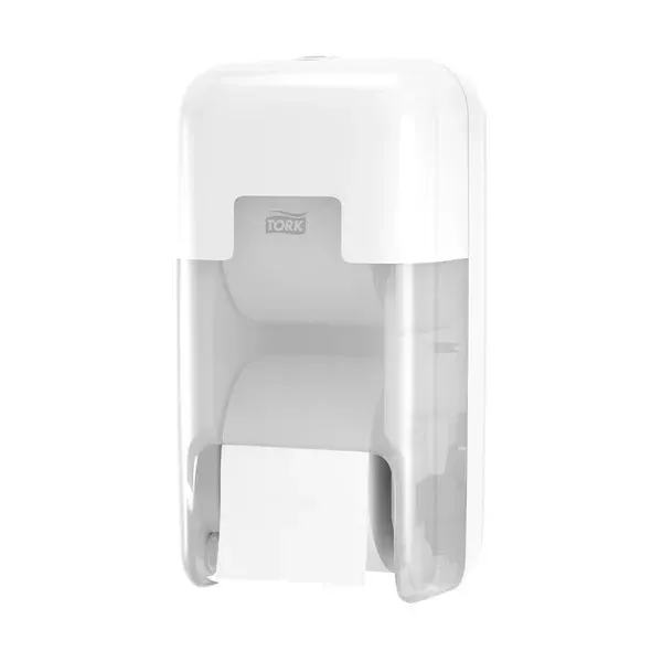 TORK T7 CORELESS DISPENZER ZA 2 ROLNE TOALET PAPIRA BELI