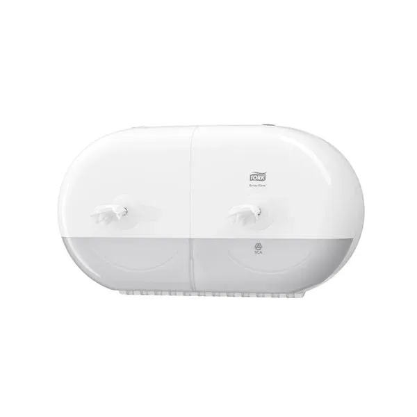 TORK T9 SMART ONE TWIN DISPENZER ZA DVE ROLNE TOALET PAPIRA BELI