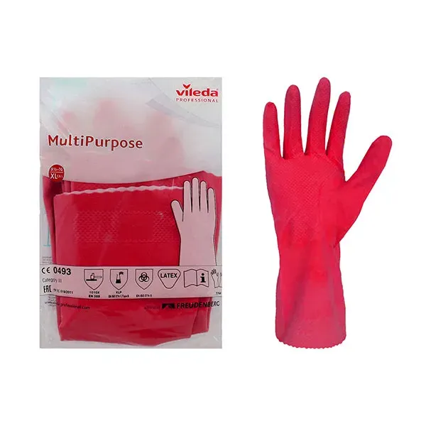 VILEDA MULTIPURPOSE RUKAVICE XL crvene